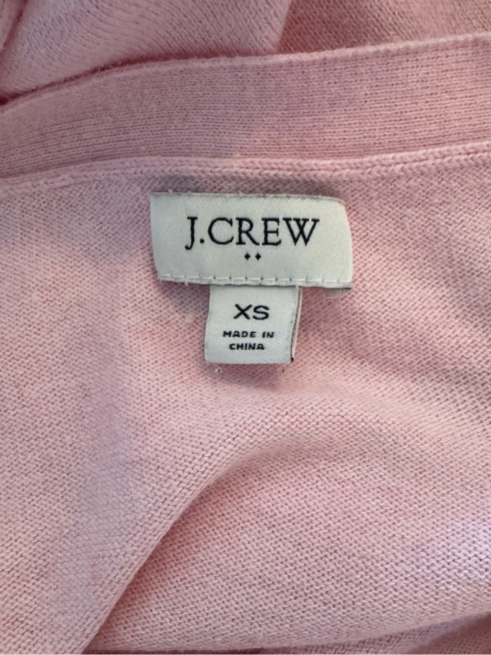 J. Crew Cotton Pink Boatneck Lightweight Sweater - Picture 3 of 3